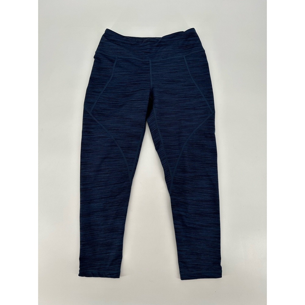 Patagonia Worn Wear Blue Marled Women's Cropped‎ Leggings Small
